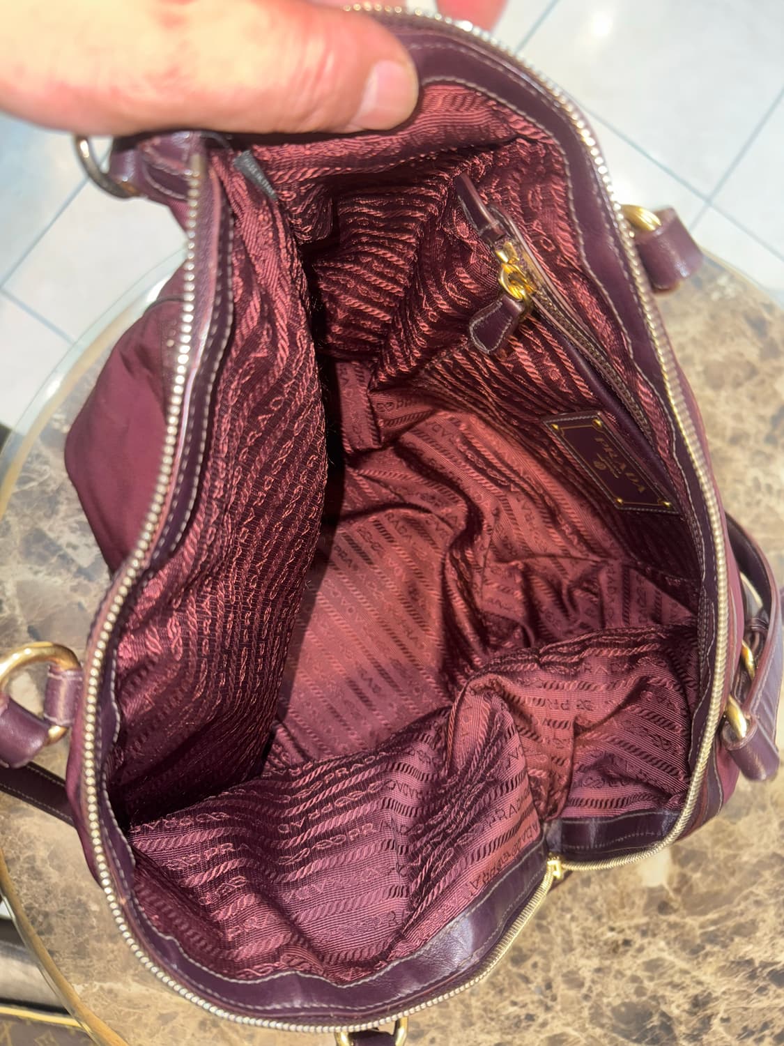 정품 프라다 나일론 쇼퍼백 팝니다 상품이미지7