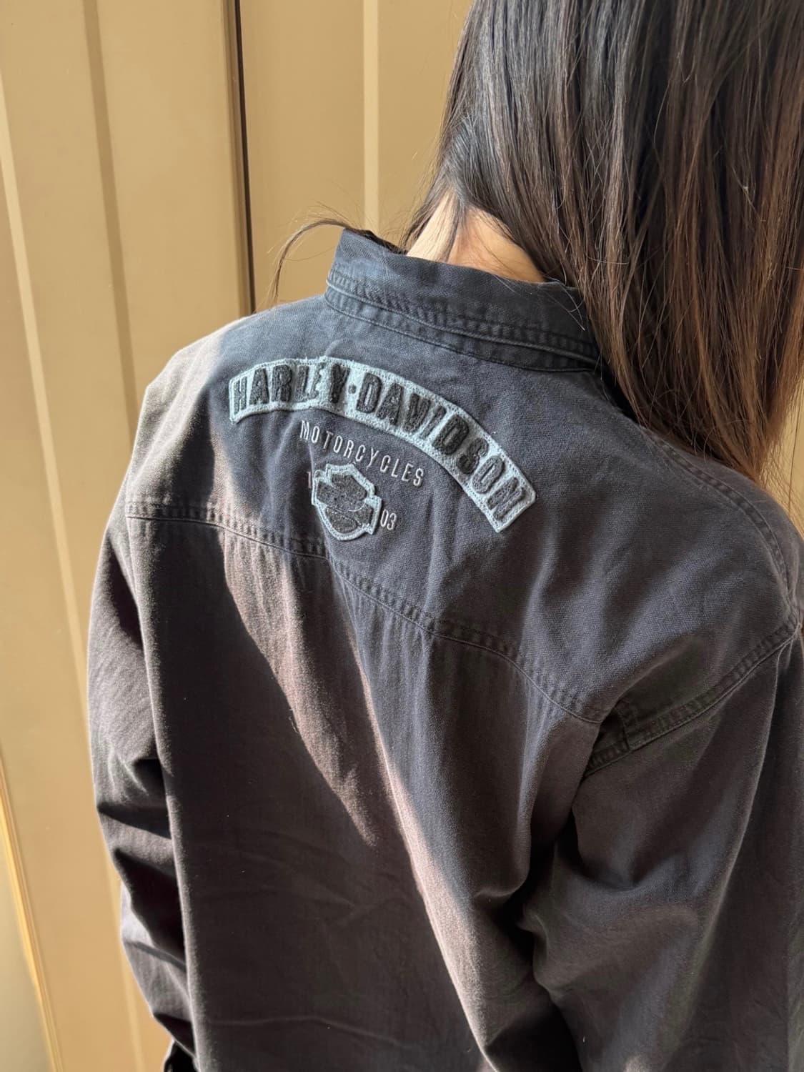 할리데이비슨 긴팔 셔츠 블랙 상품이미지4