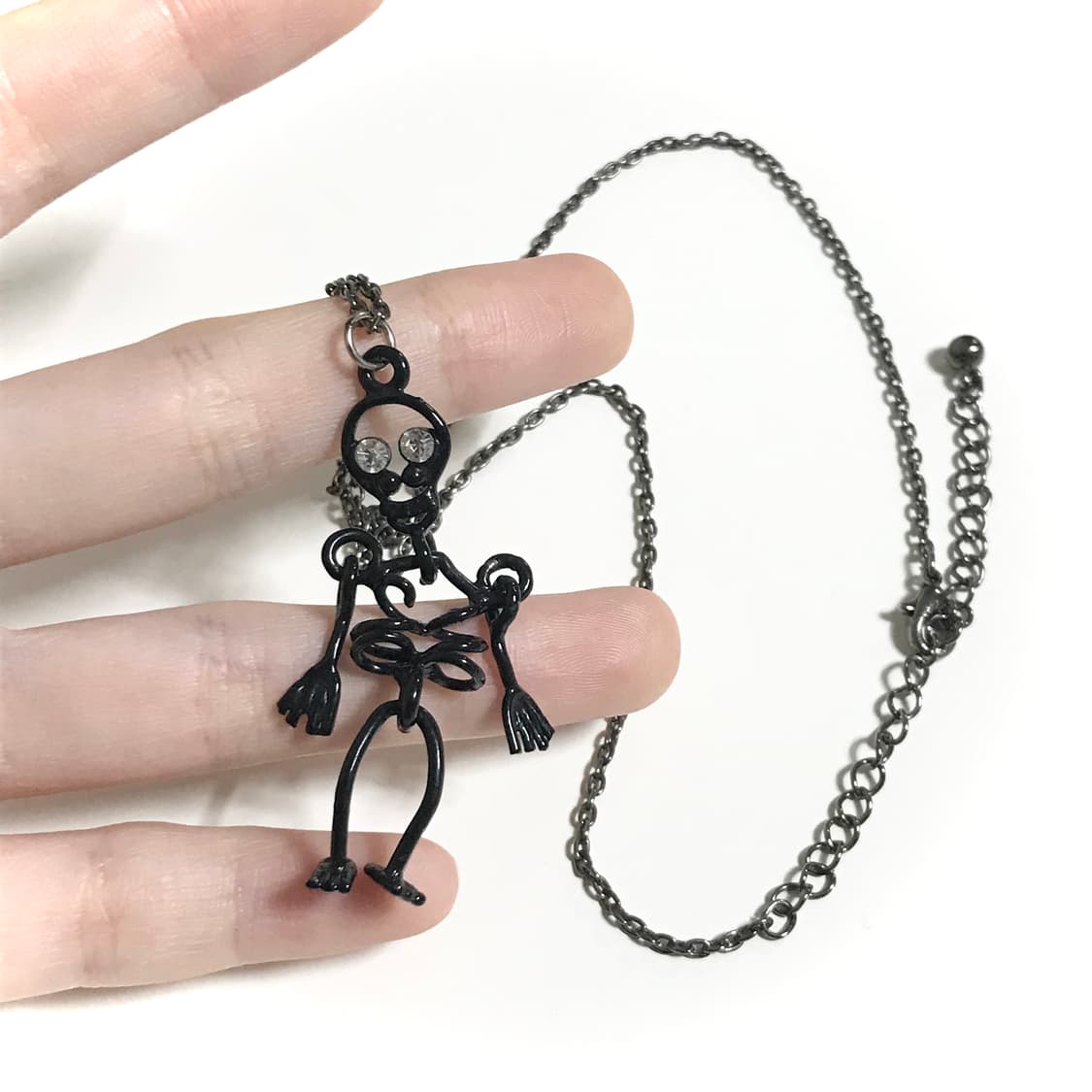 일본 빈티지 해골 목걸이 펑크 나나깔 고딕 고스 로리 키치 락시크 갸루 상품이미지3