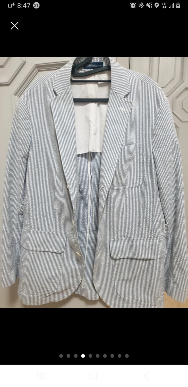 폴로랄프로렌 코튼 시어서커 블레이져 자켓100 상품이미지4