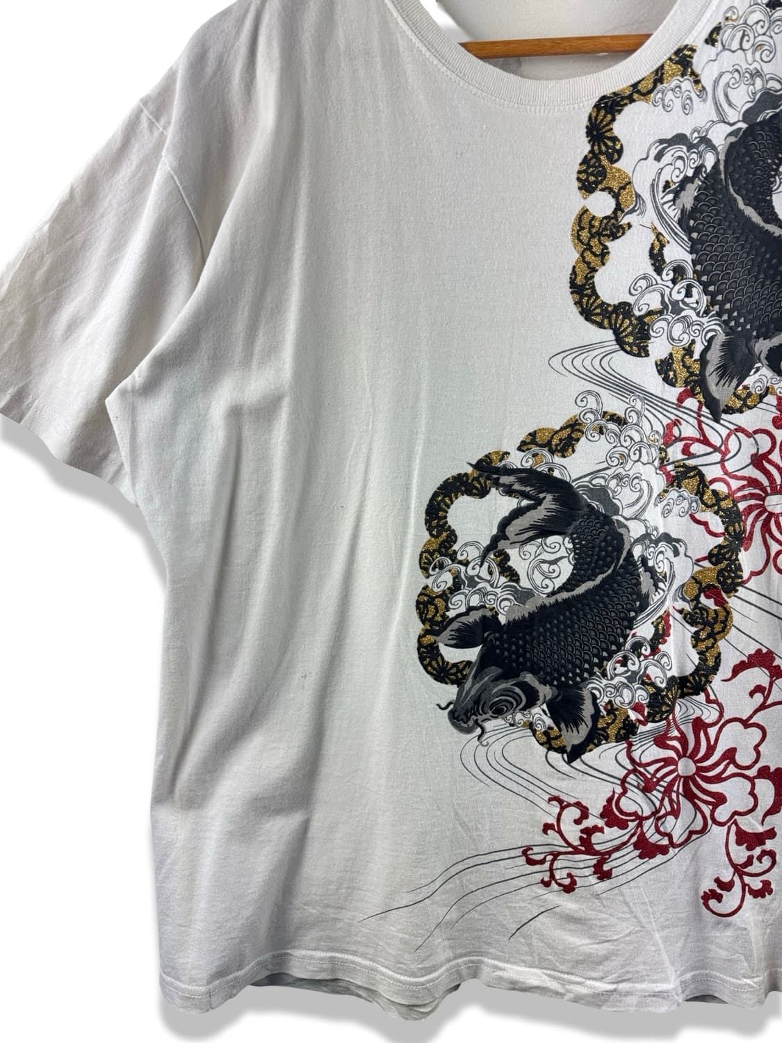 JPN 오리엔탈 코이 프린팅 슬리브1826 상품이미지4