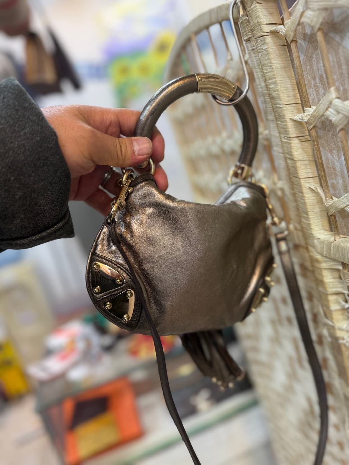 정품 구찌 뱀부 인디 2way백 팝니다 상품이미지5