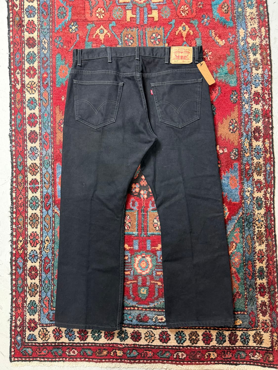 00's 빈티지 리바이스 517 블랙 플레어진 상품이미지3