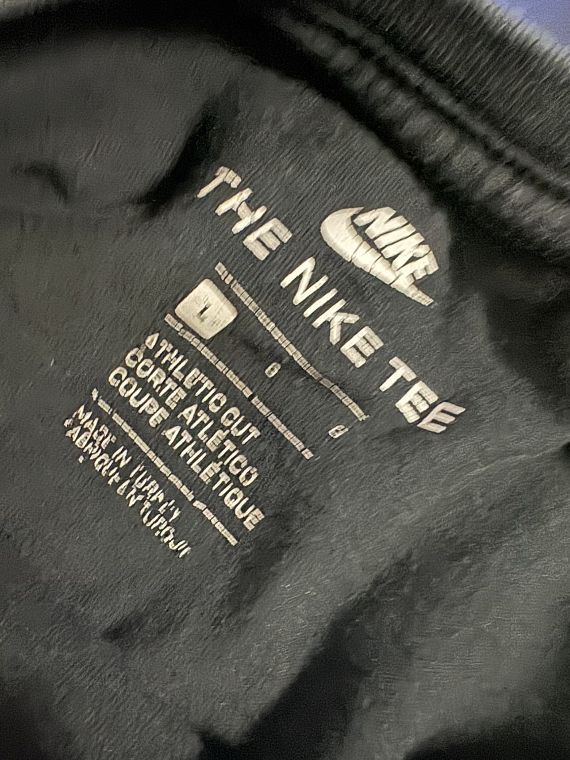 나이키 Nike 기본 스우시 로고 반팔 티셔츠 블랙 M ~ L 상품이미지4