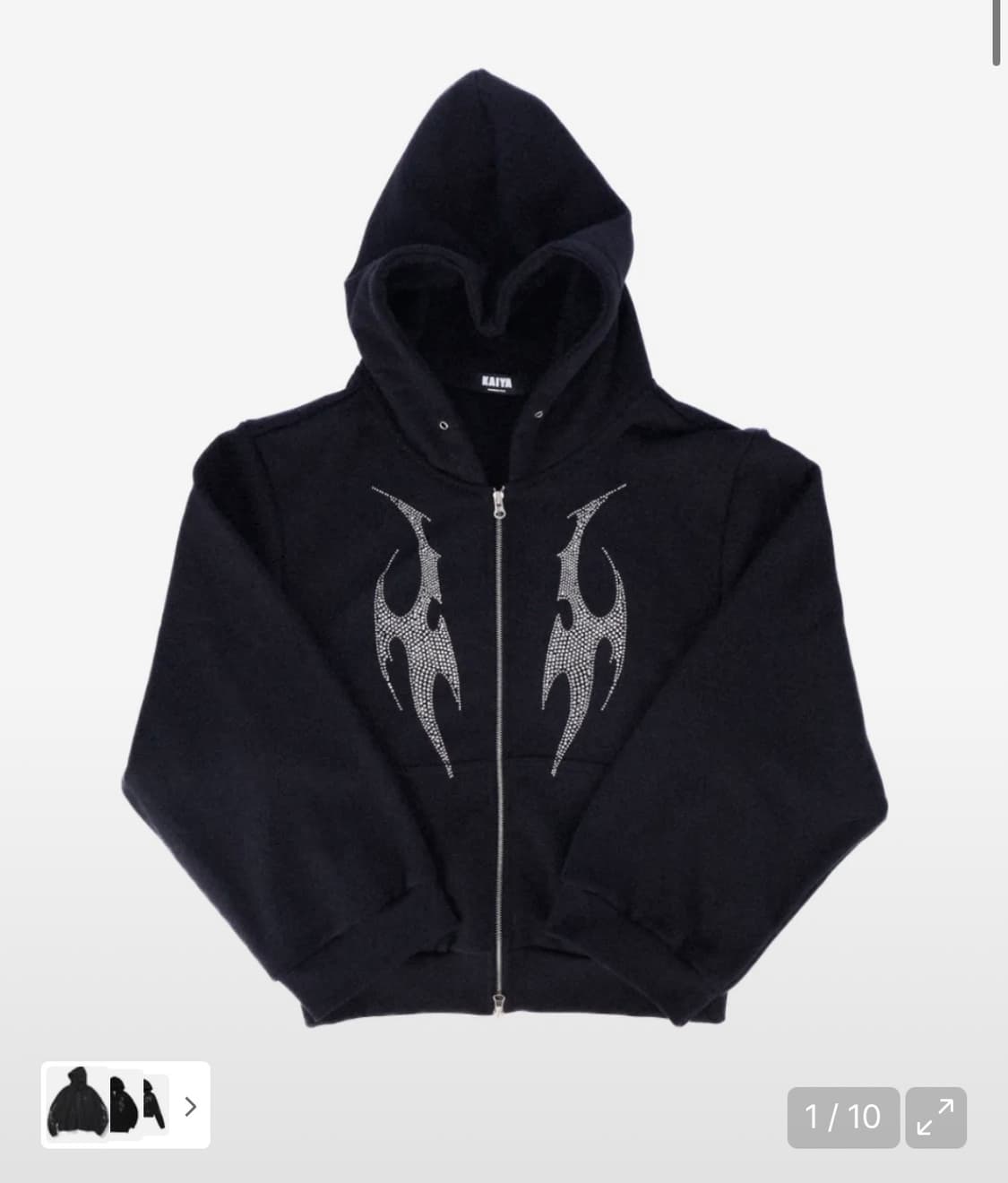 KAIYA lisa hoodie 카이야 투웨이 후드집업 상품이미지1
