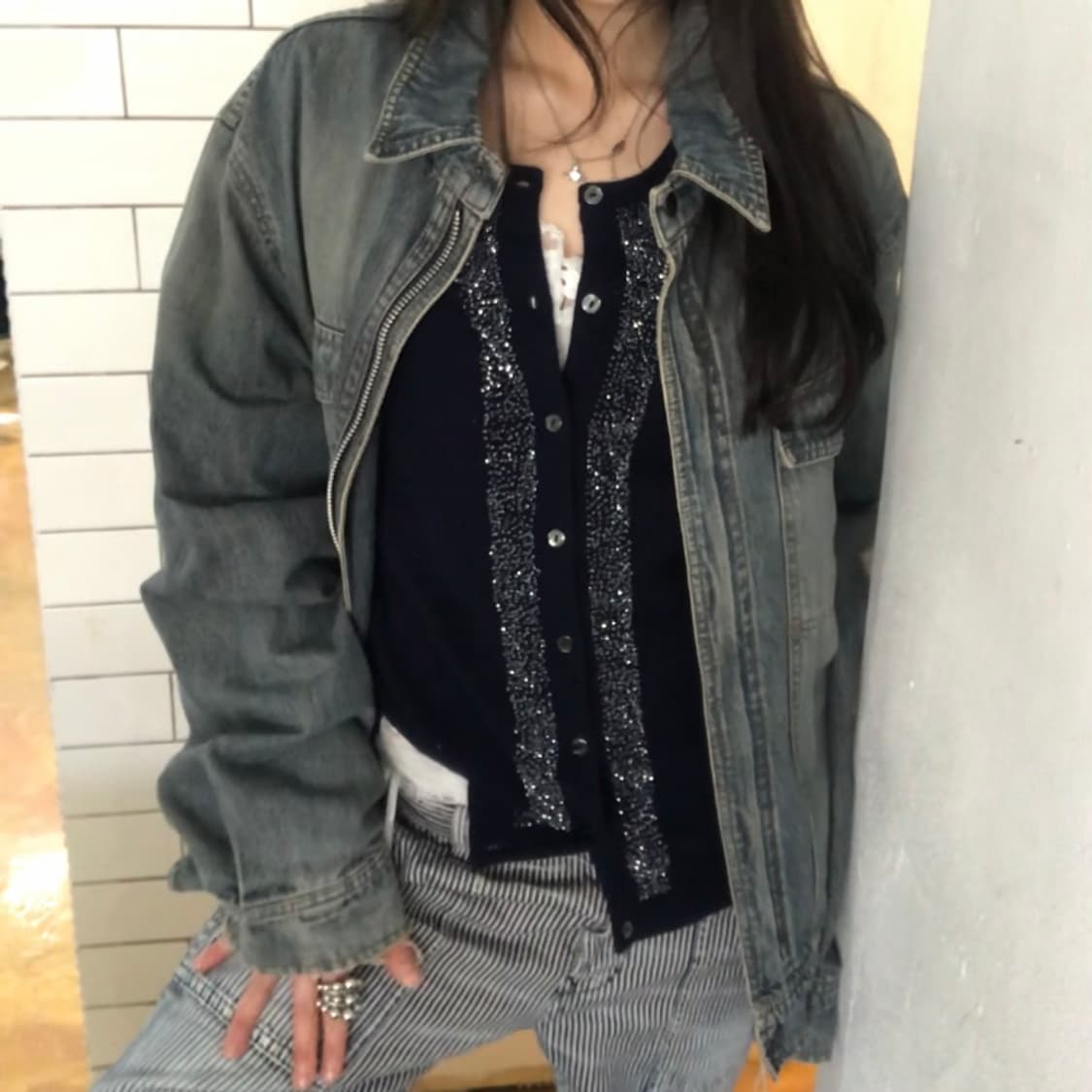 clock house 데님 자켓 / XL 사이즈 상품이미지8