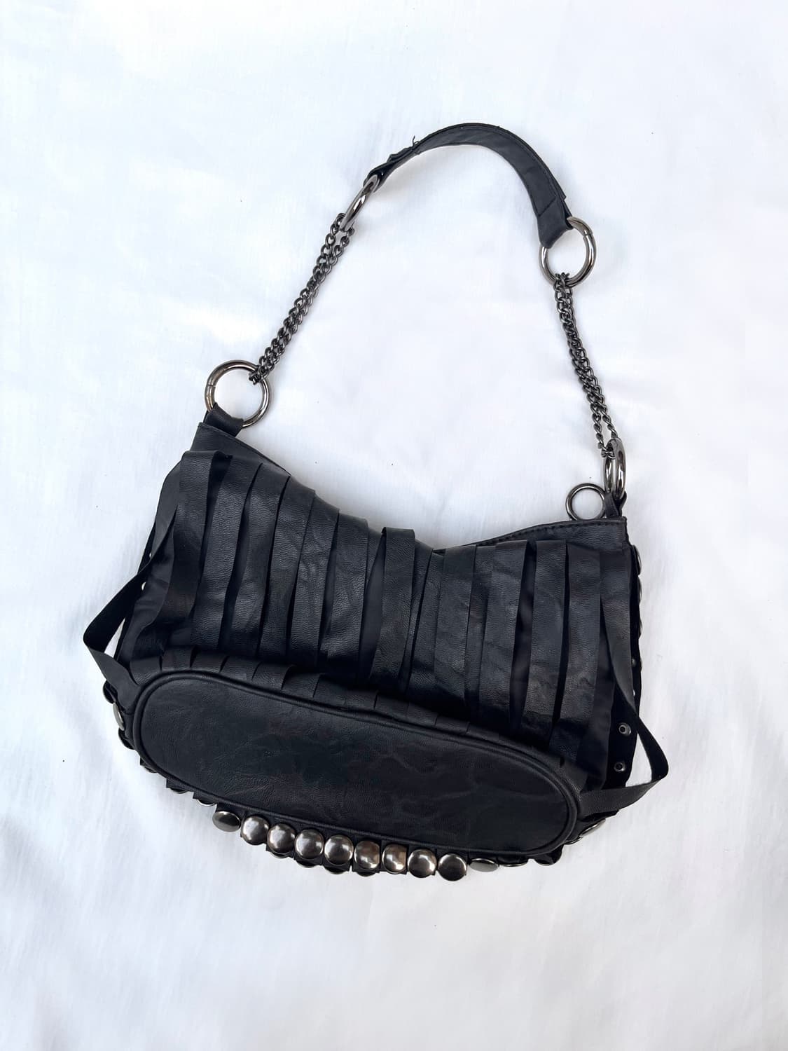Stud leather chain bag 상품이미지6