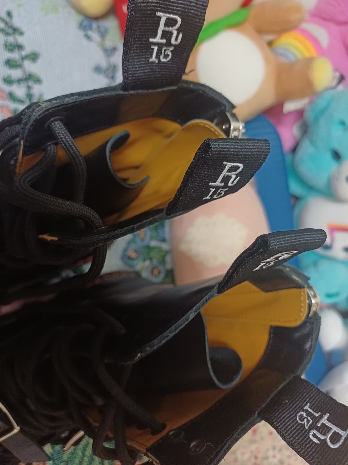 R13 알써틴 블랙스트랩 더블스택부츠 상품이미지3