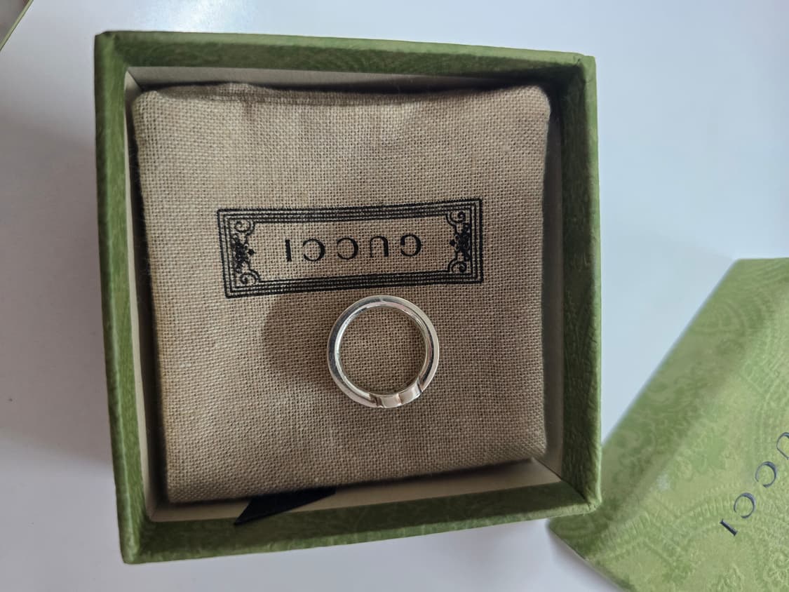구찌 인터로킹 반지 10호 상품이미지4