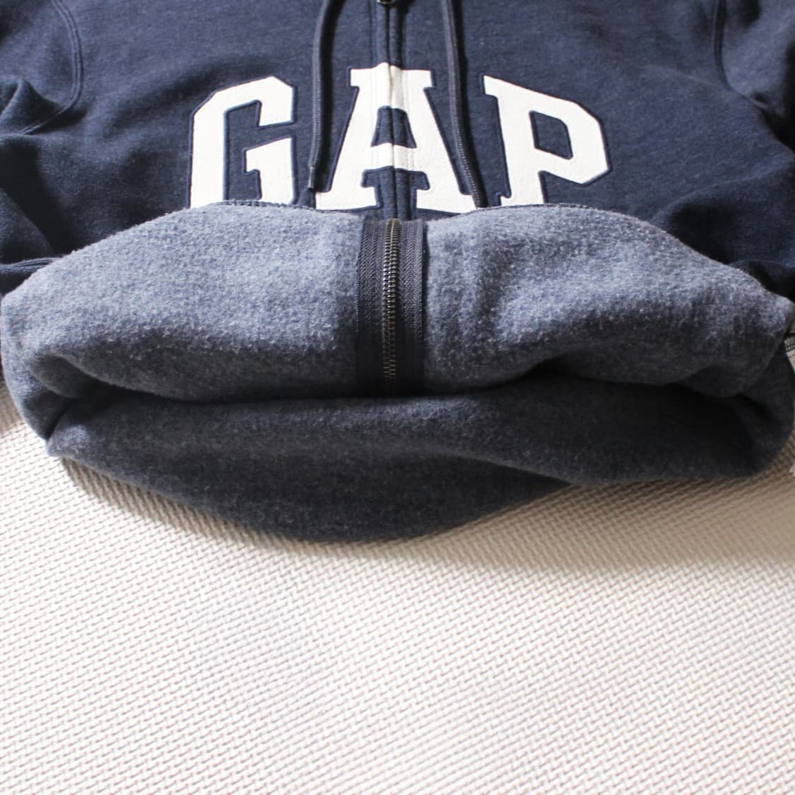 GAP 갭 네이비 기모 후드집업 상품이미지4