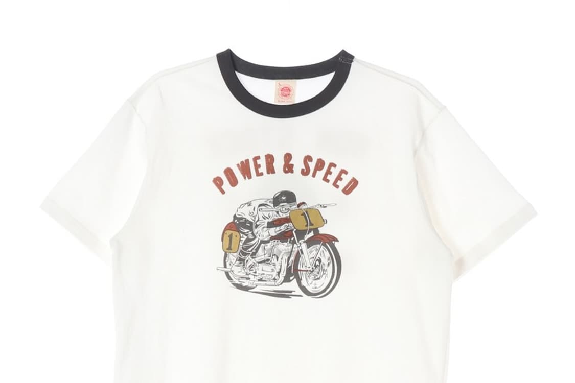 논스탁 파워 앤 스피드 그래픽 링거 티셔츠 XL 상품이미지3