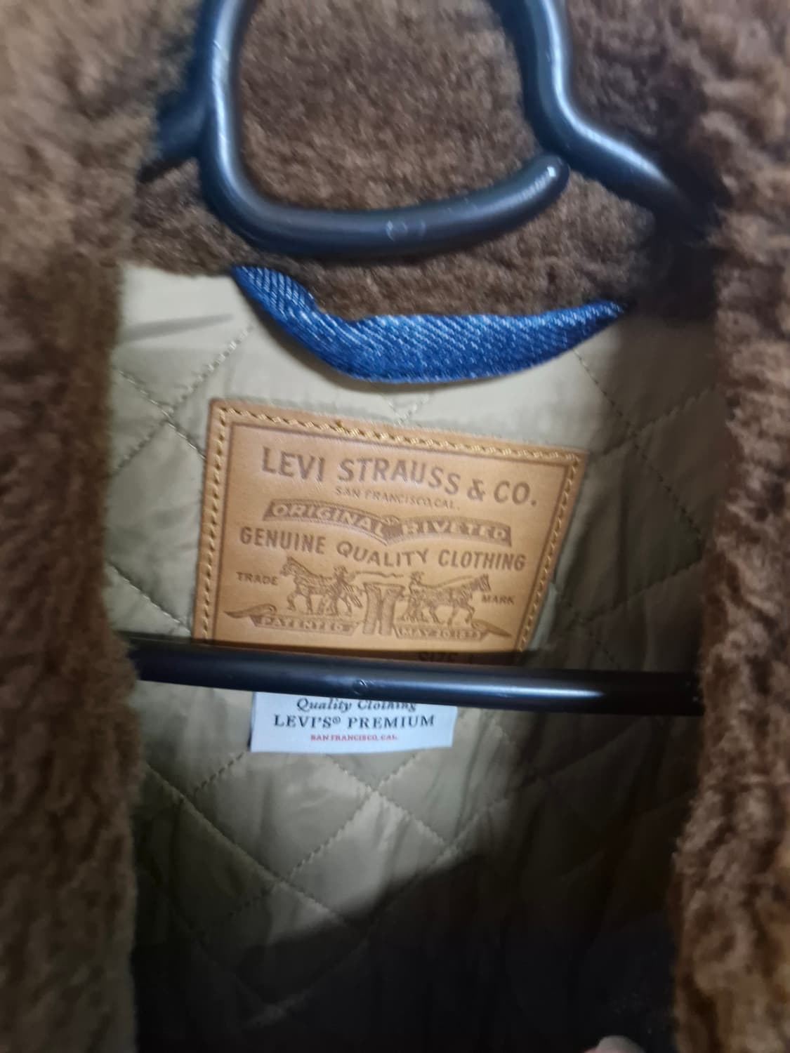 리바이스 쉐르파 트러커 데님자켓 100 상태굿 상품이미지3