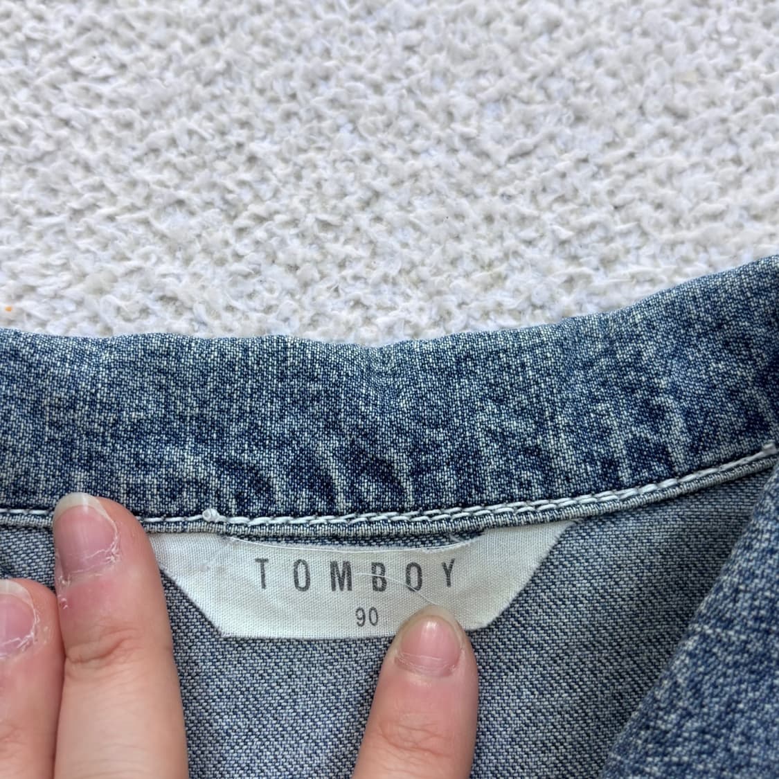 90 톰보이 키즈 데님 자켓 0429E 상품이미지3