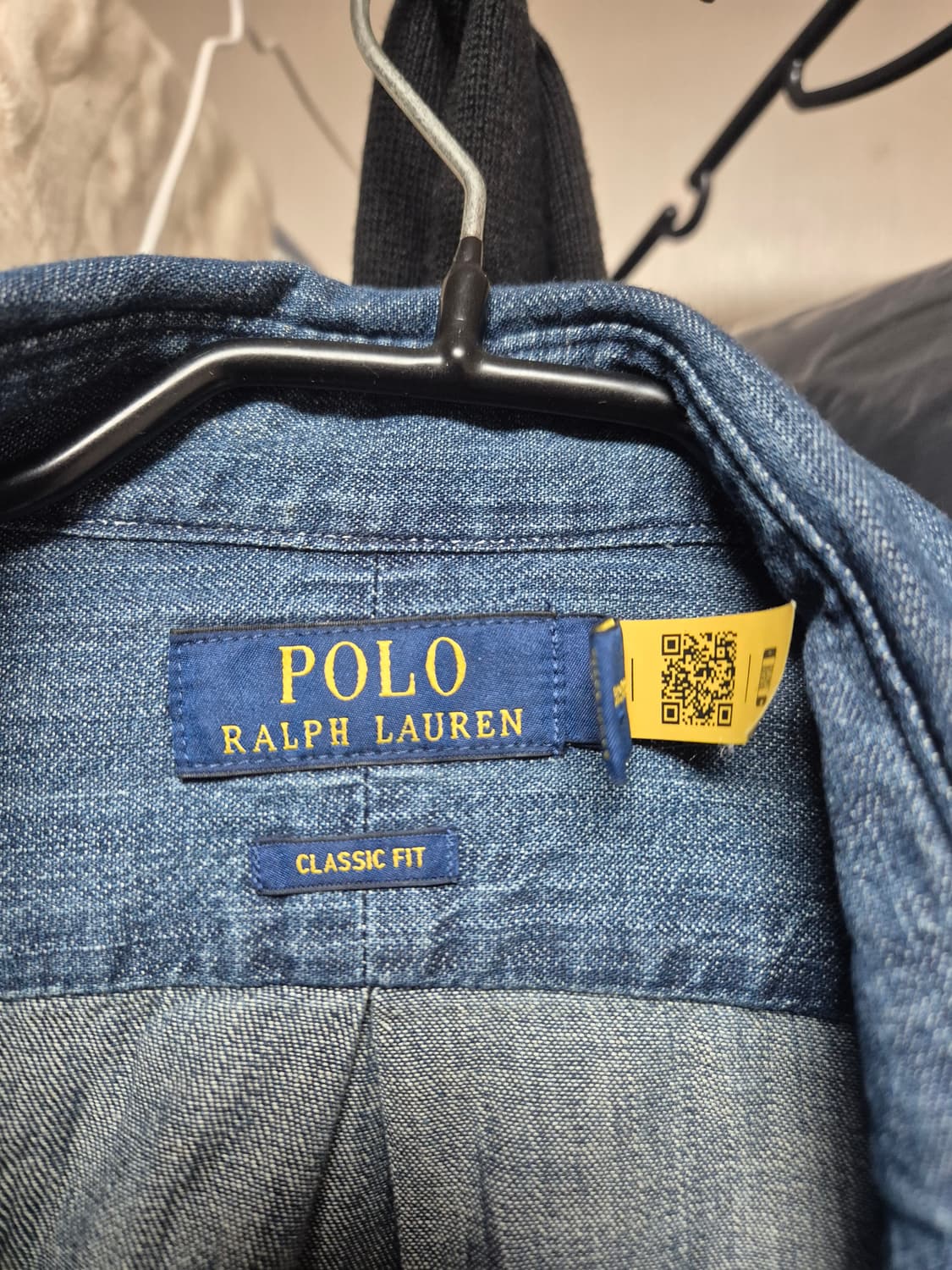 폴로 데님셔츠 클래식핏 L 상품이미지2