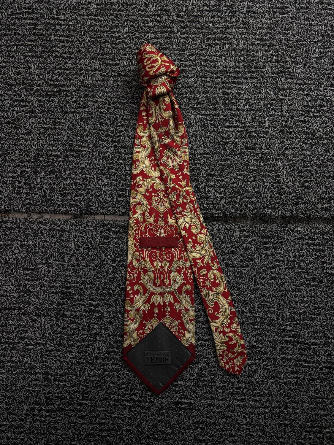 오리엔탈 빈티지 패턴 실크 넥타이 1965 상품이미지3