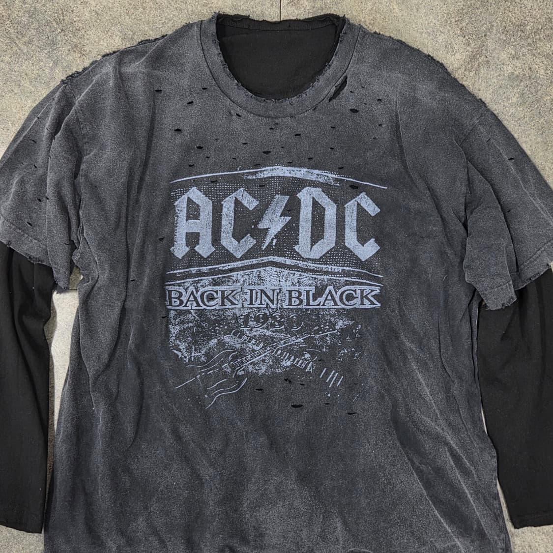 빈티지 긴팔레이어드 티셔츠 상품이미지3