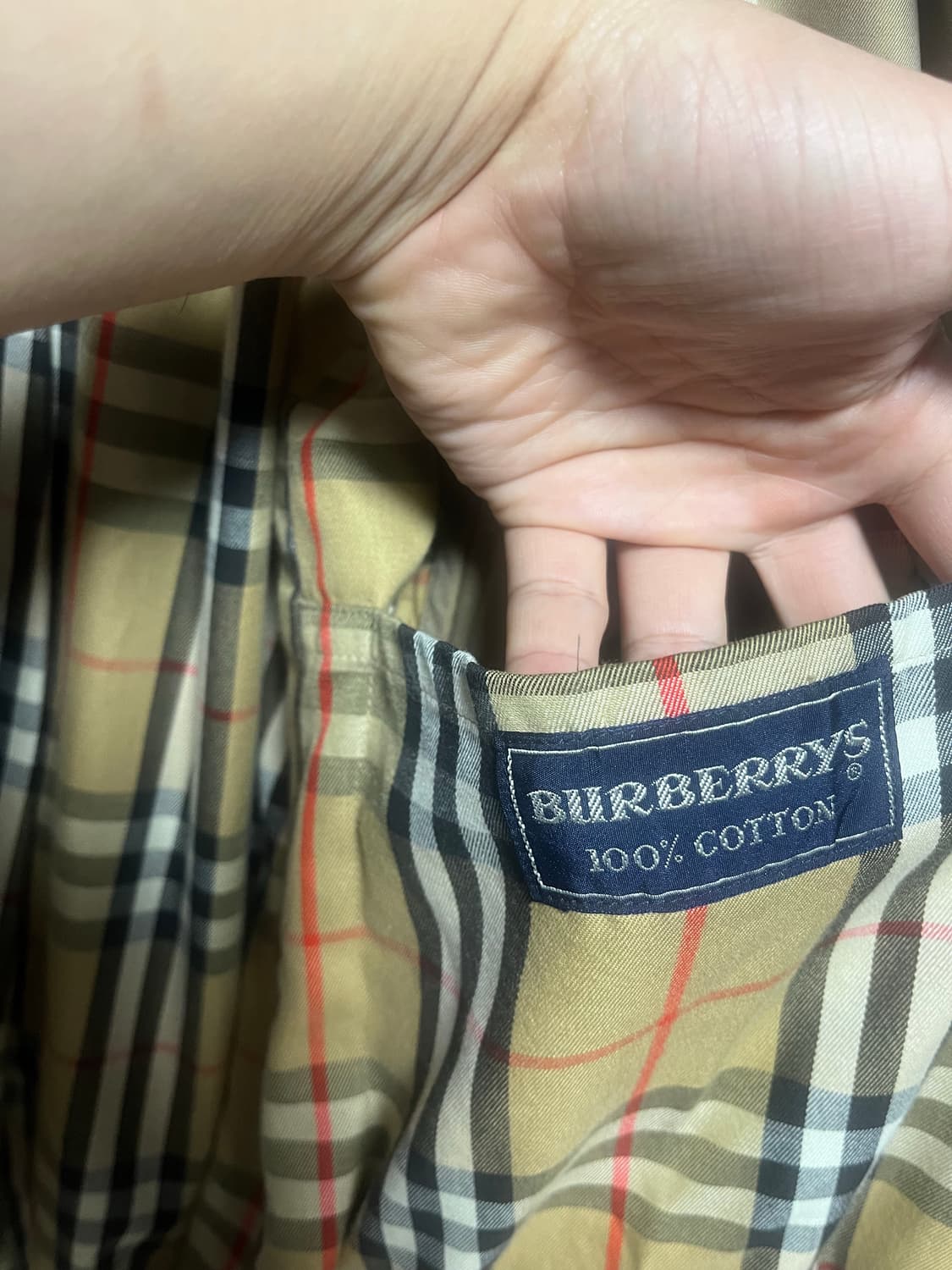 빈티지 베이지 버버리 트렌치 코트 판매  상품이미지6