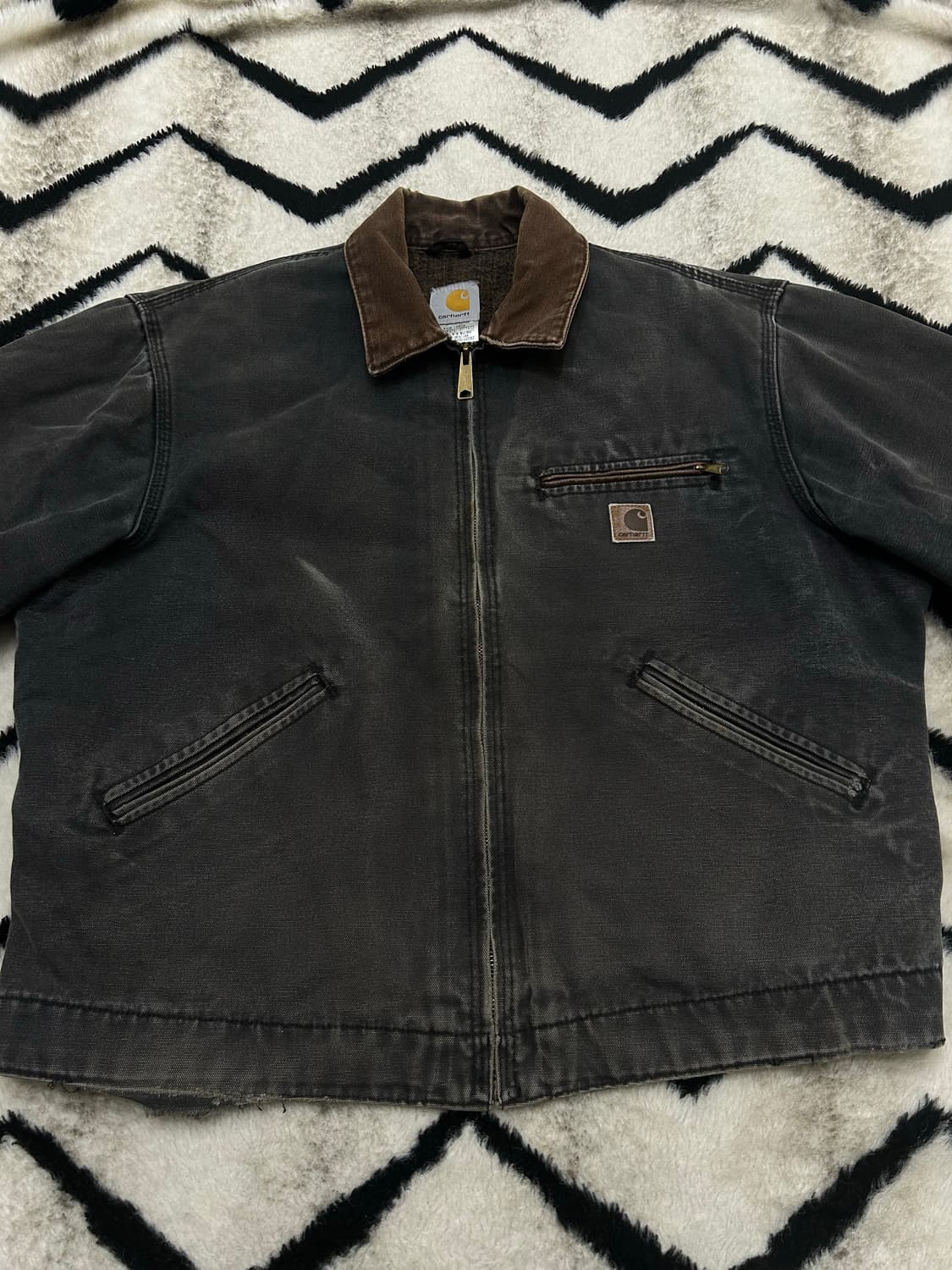 [L]칼하트USA J97 디트로이트 자켓/블랙워싱 상품이미지3