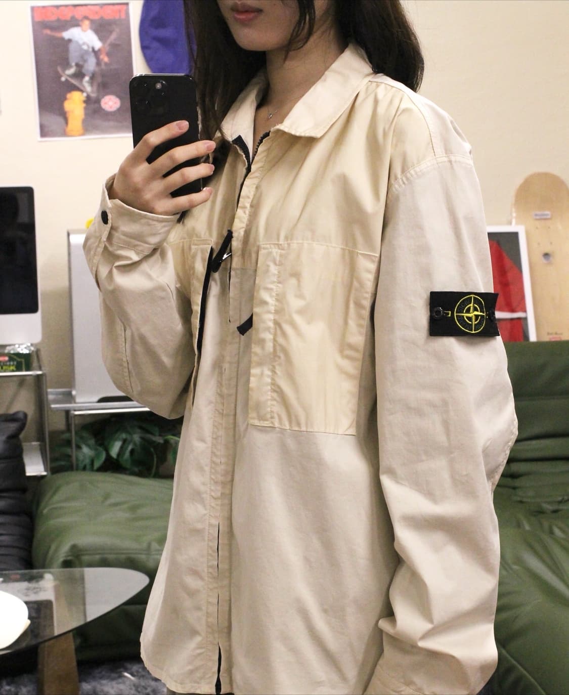 스톤아일랜드 투포켓 오버셔츠 자켓 상품이미지1