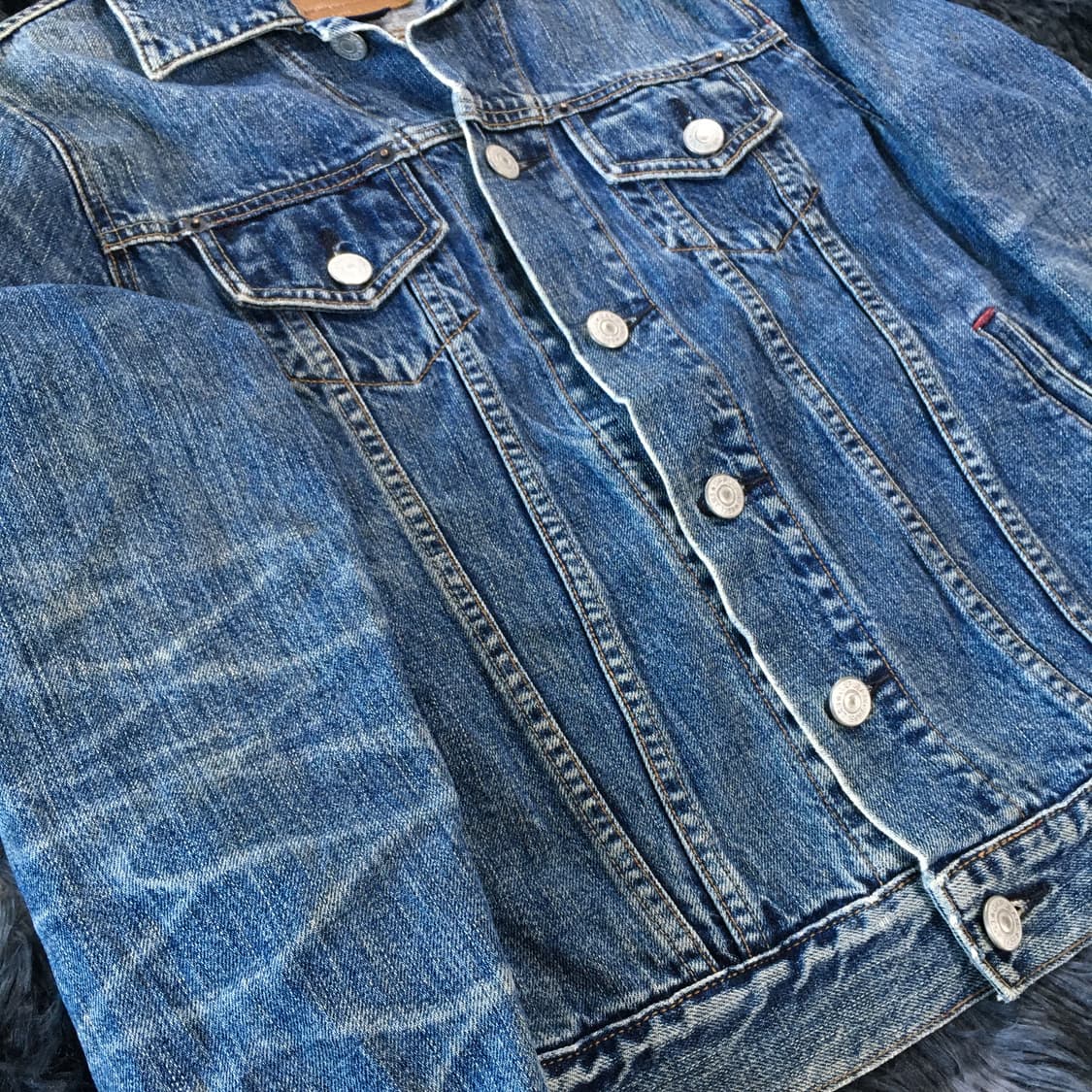 투티/A8 GAP JEANS 1969 데님 청자켓 **레전드 워싱** 상품이미지4