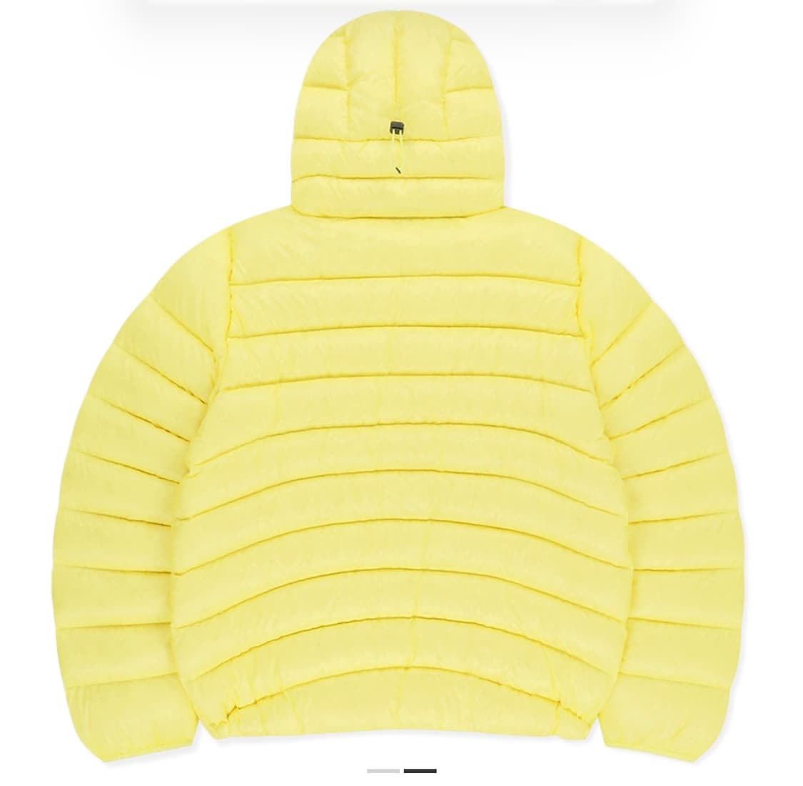 썬러브 후드 플라이트 라이트 다운 자켓 옐로우 경량패딩 상품이미지2