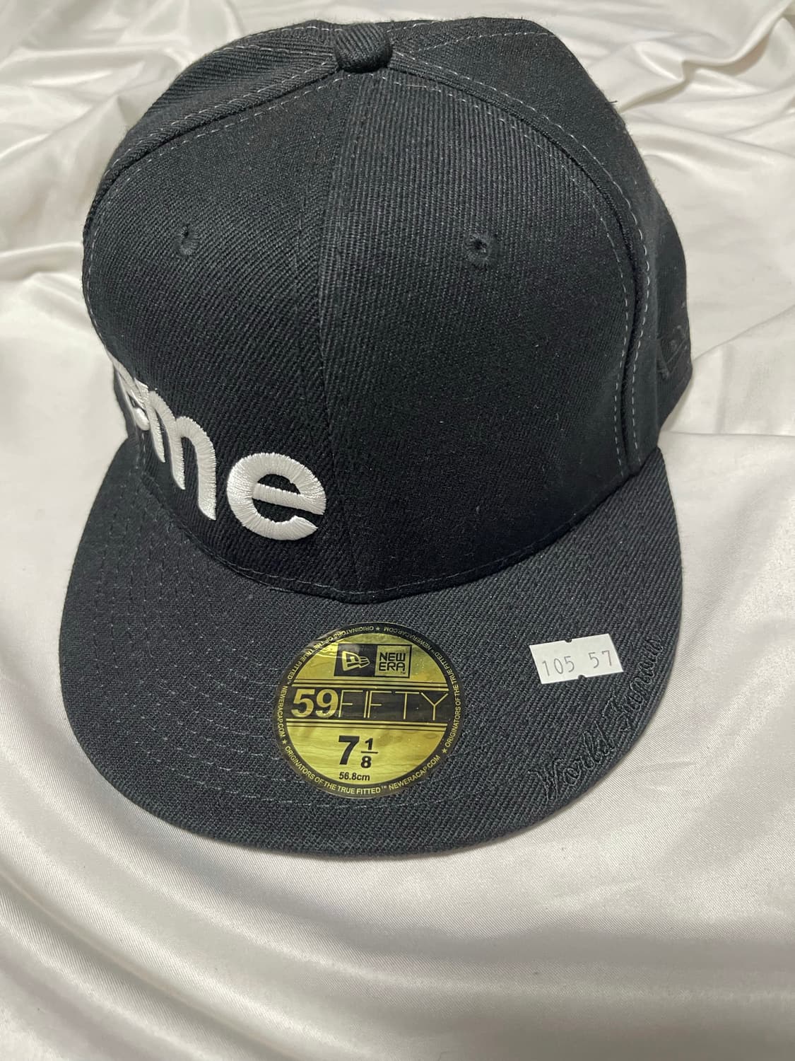 슈프림 사이드로고 스냅백 7과8분의1 새상품 상품이미지1