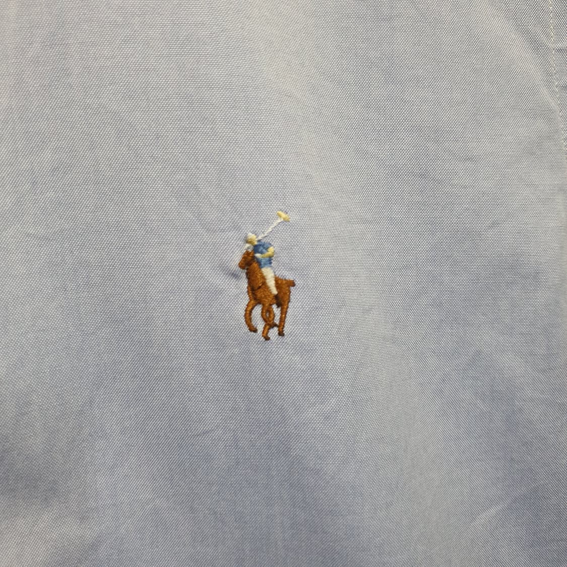 폴로 랄프로렌 반팔 옥스포드 셔츠 블루  상품이미지3