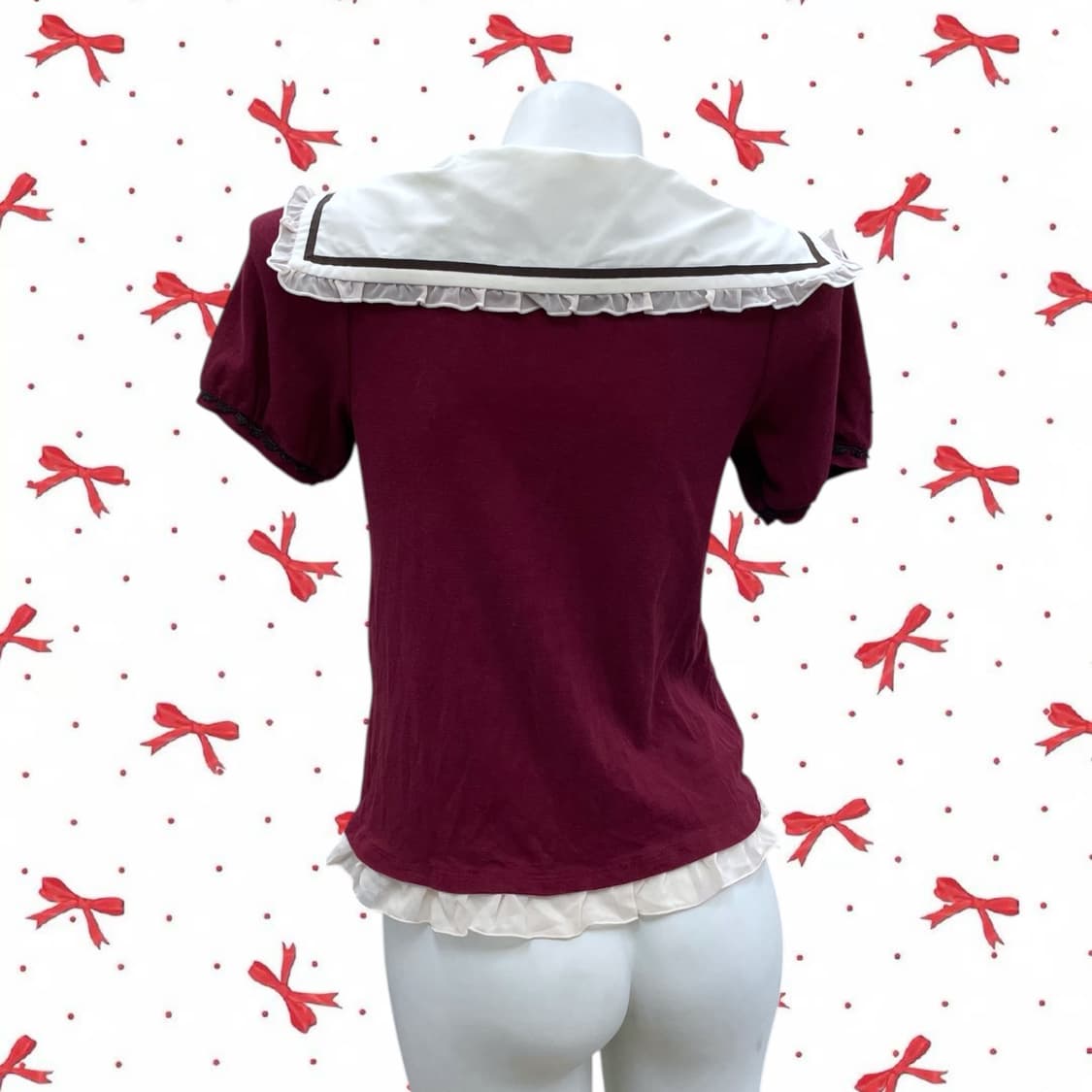  Axes femme red mori top  상품이미지3