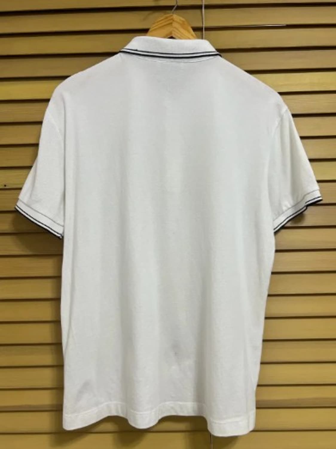 만다리나덕 남성 아이보리 PK카라반팔티셔츠 M 상품이미지3