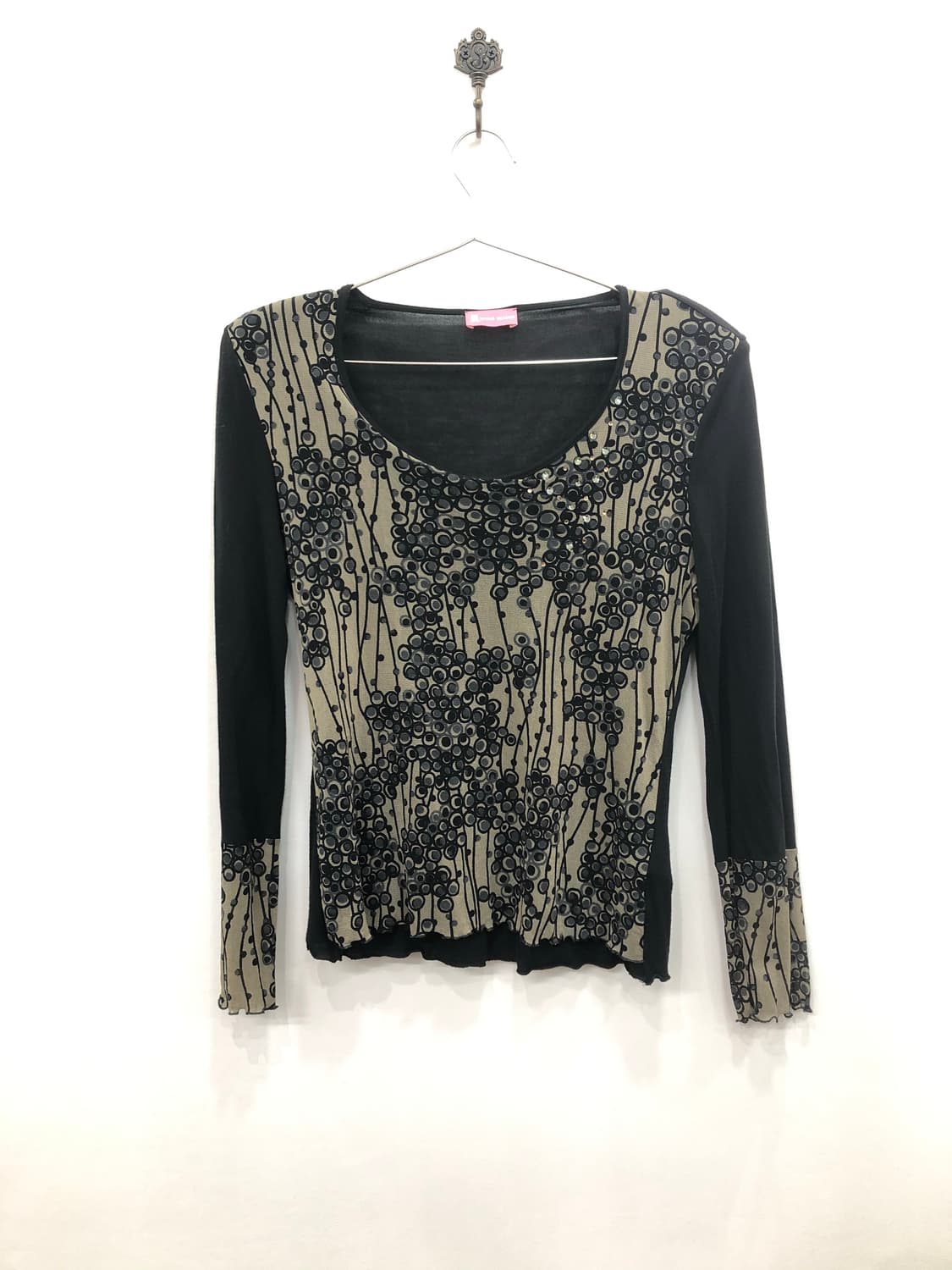 oriental pattern sheer long sleeve 상품이미지3
