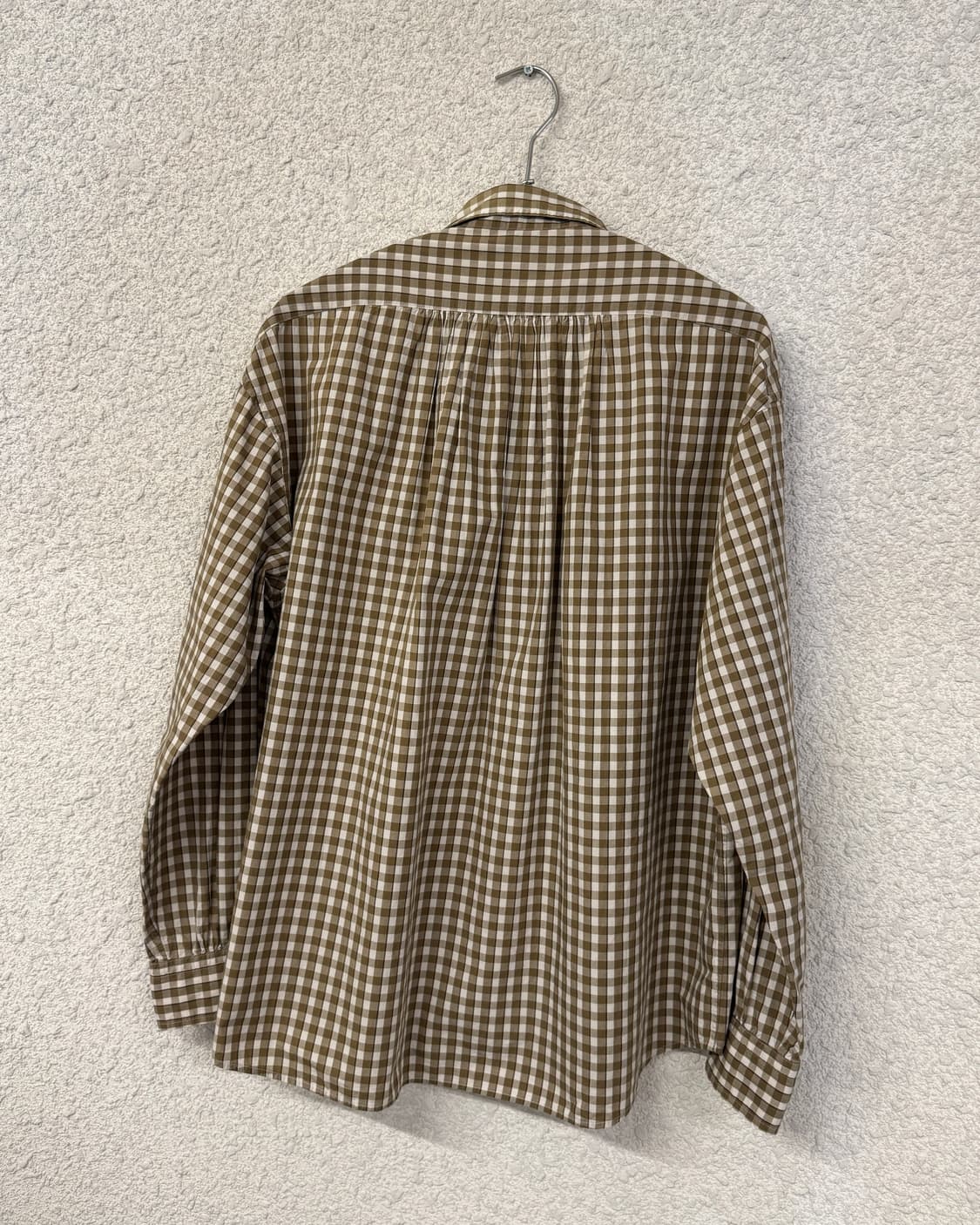 포터클래식 롤업 깅엄 체크 셔츠 상품이미지3