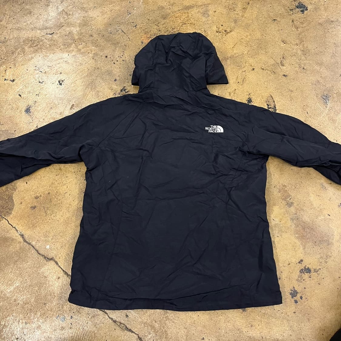 [정품/M] 노스페이스 블랙 바람막이 후드 자켓 b16 상품이미지4