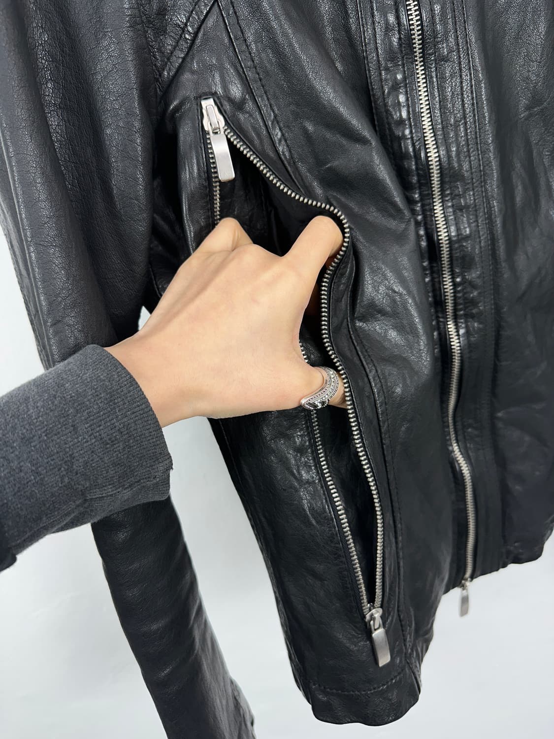 Harlem Rounge Buffalo Leather High-Neck  상품이미지7