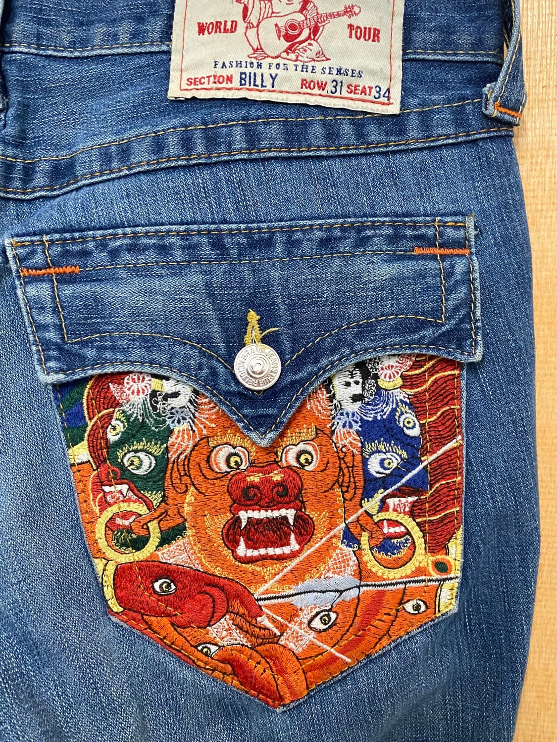 TRUE RELIGION flare denim pants자수 플레어 데님 상품이미지8