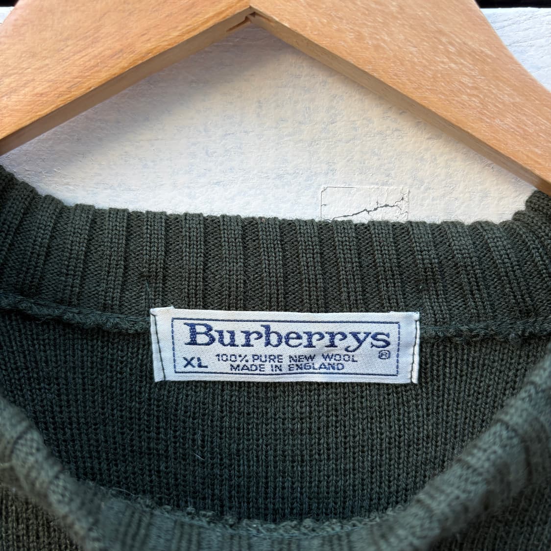 Burberry 90s 버버리 코만도 니트 상품이미지7