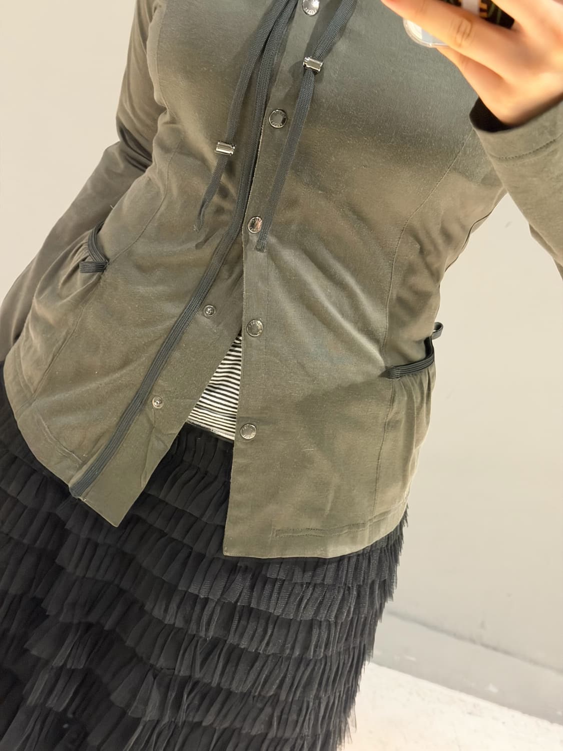 Hiroko koshino high-neck jacket  상품이미지4