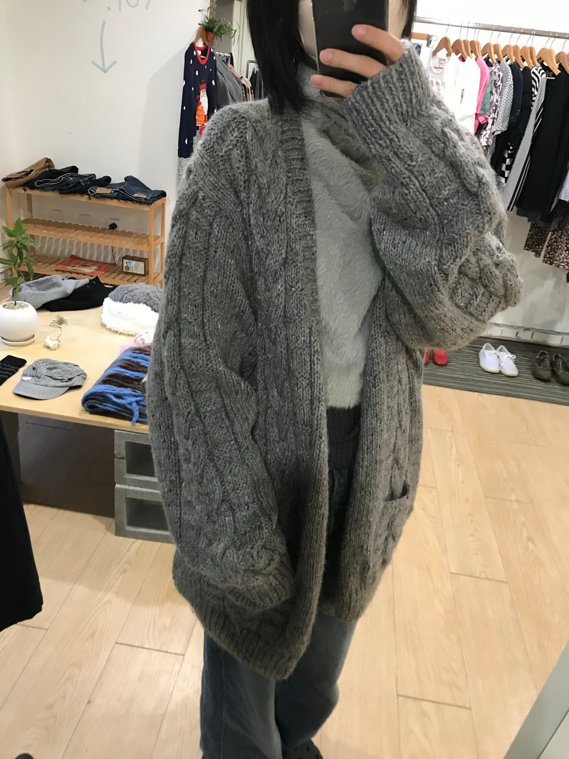 Vintage knit cardigan 상품이미지5