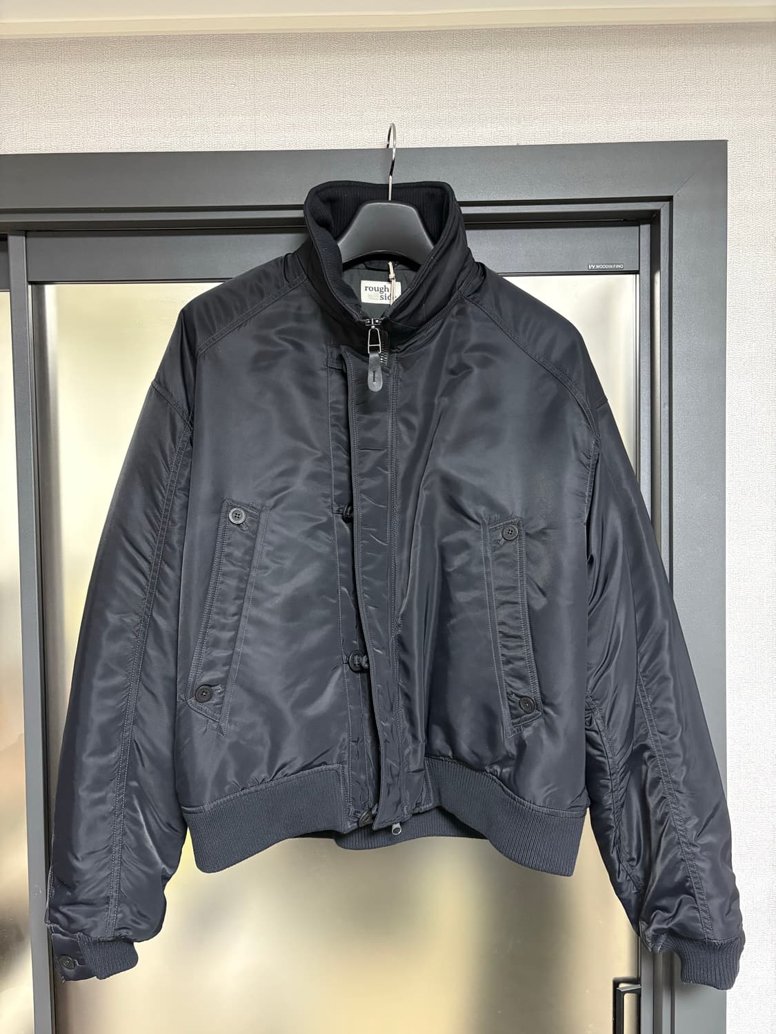 러프사이드 25FW 에비에이터(aviator) 봄버 애쉬 블랙 2사이즈 상품이미지2