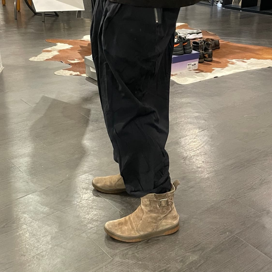 디젤 버클 디테일 부츠 상품이미지6