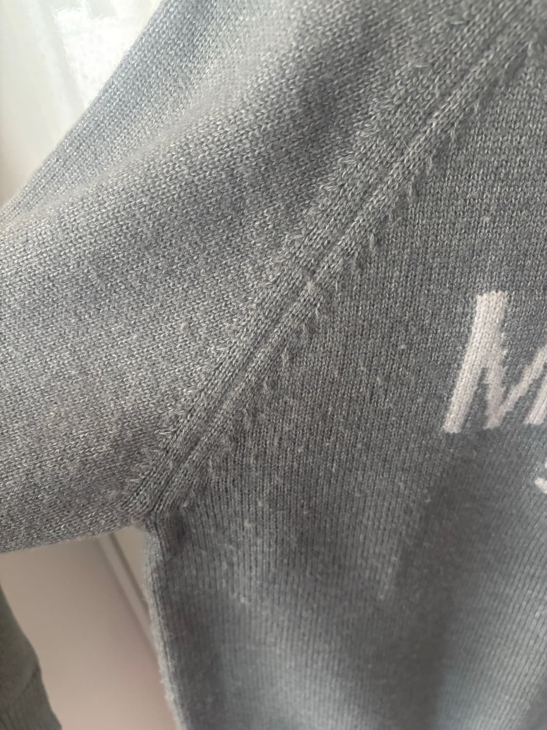 미세키서울 로고 니트 그레이 상품이미지4