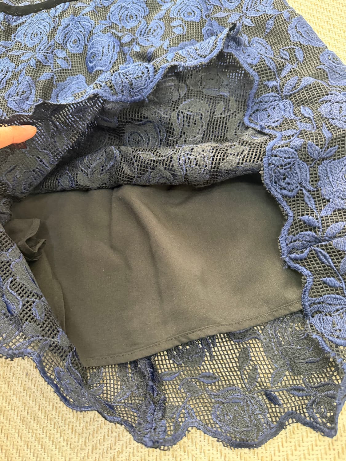 정품) 산드로 여성 레이스 플라워 원피스 3 상품이미지6