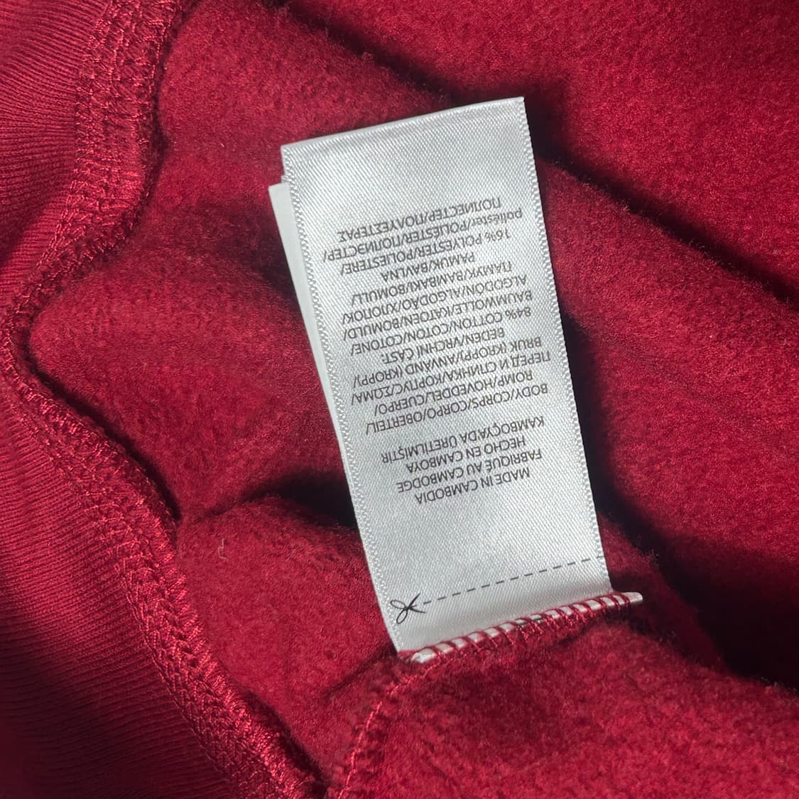 XL 폴로랄프로렌 레드 맨투맨 상품이미지5