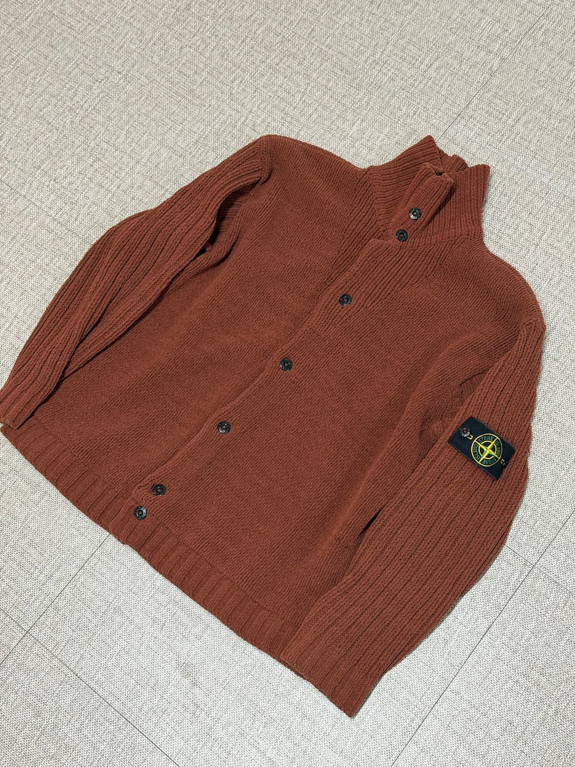 02‘S 스톤아일랜드 폴하비 나일론 헤비 가디건 상품이미지1