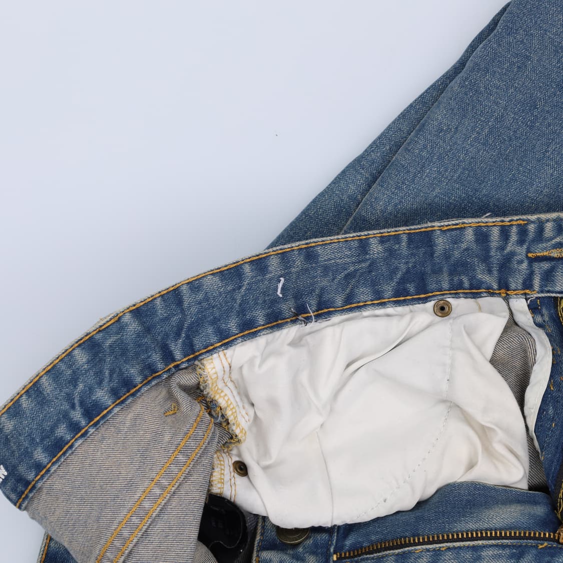 32 생로랑 워싱 데님팬츠 0309H1 상품이미지5