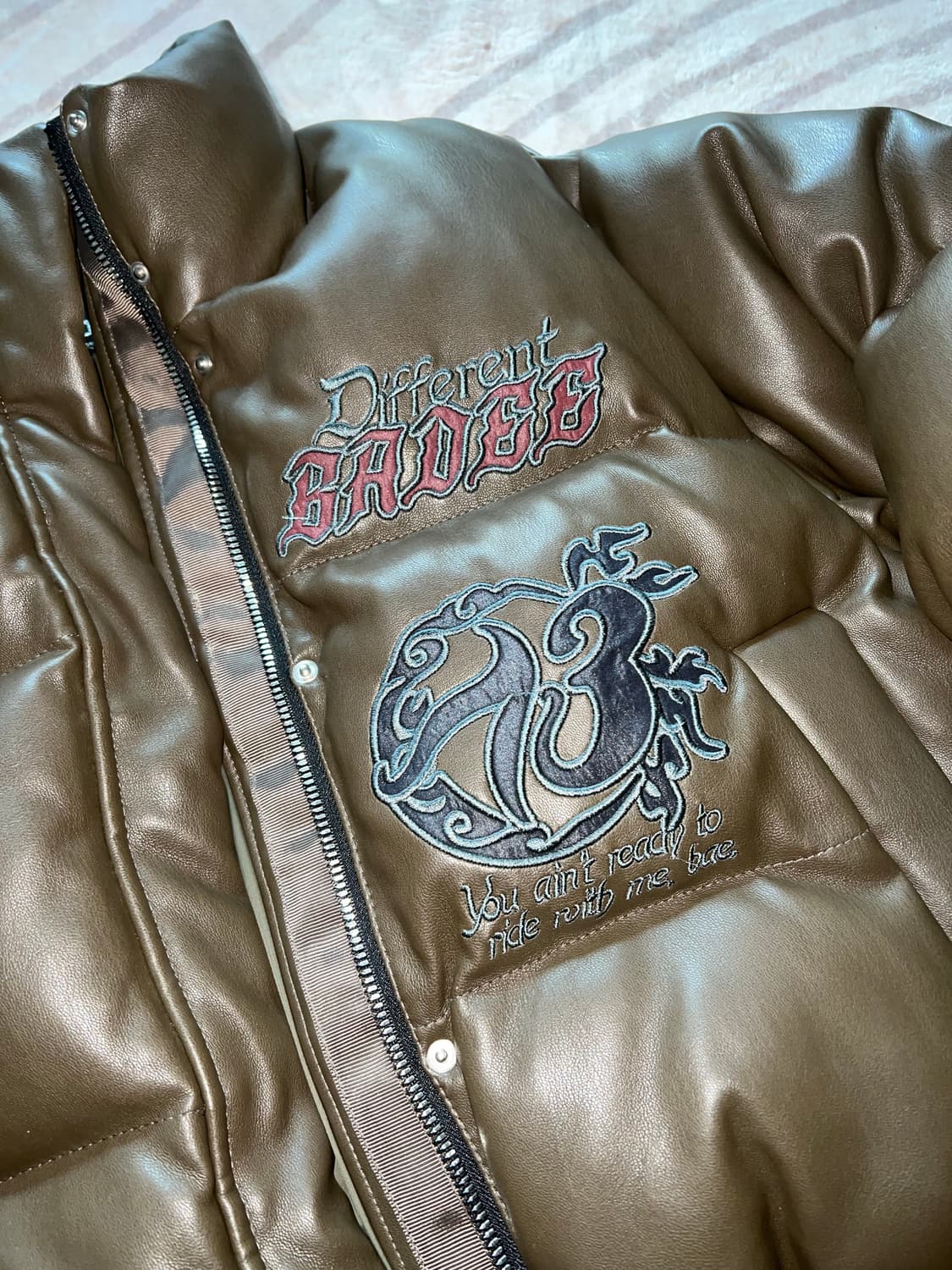 배디 패딩 카키 m 상품이미지4