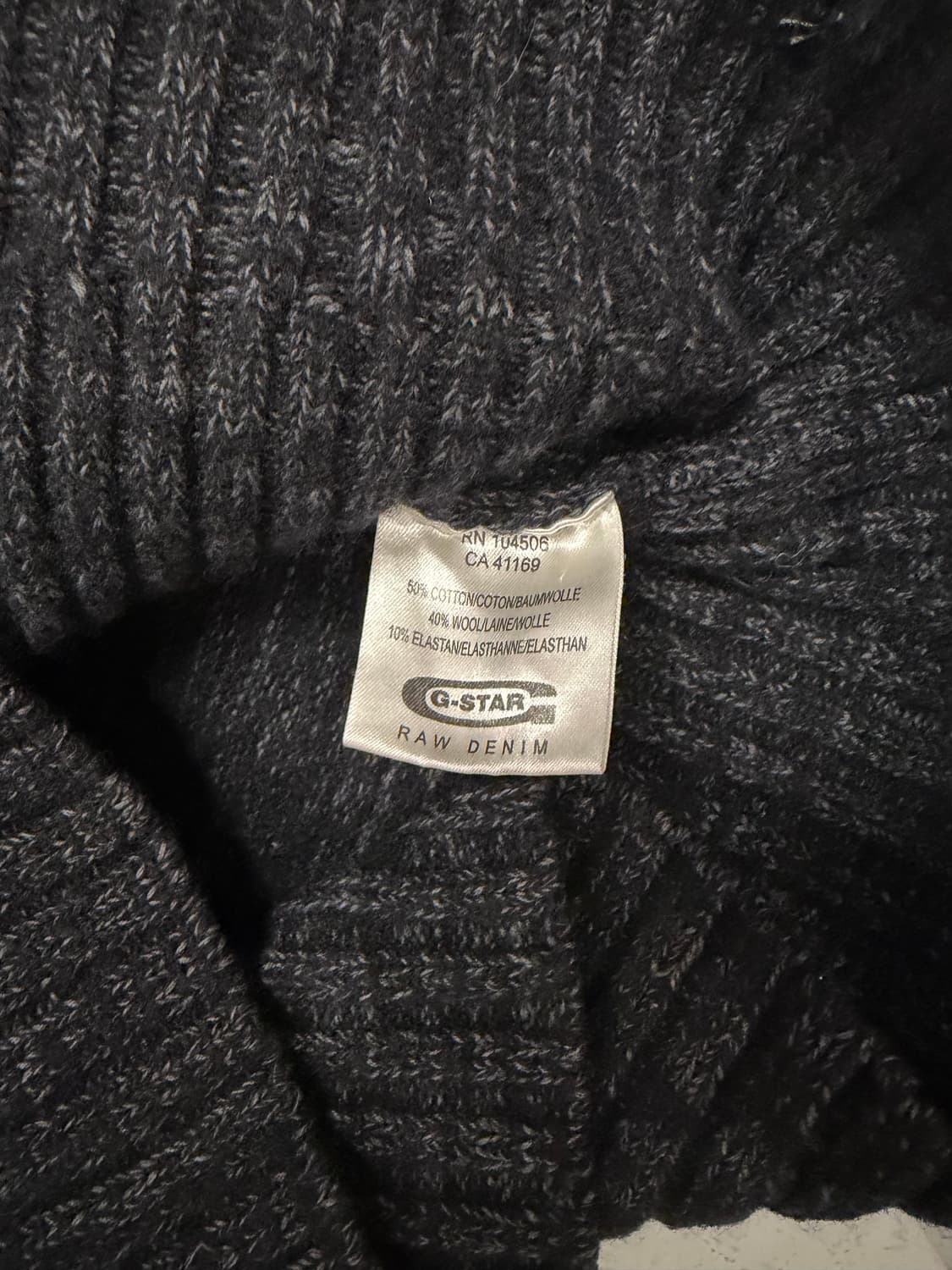 G-Star Raw 립드 니트 집업 자켓  상품이미지6