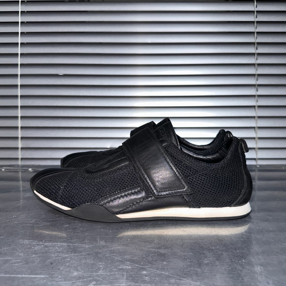 00s 블랙 구찌 스포츠 벨크로 스트랩 스니커 상품이미지2