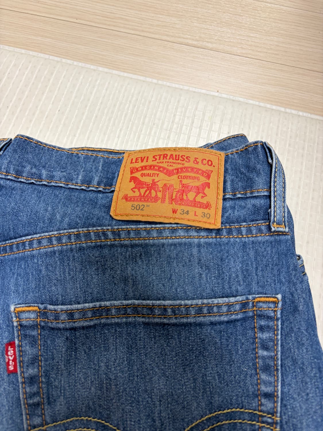 리바이스 502 테이퍼드핏 w34 L30 상품이미지3