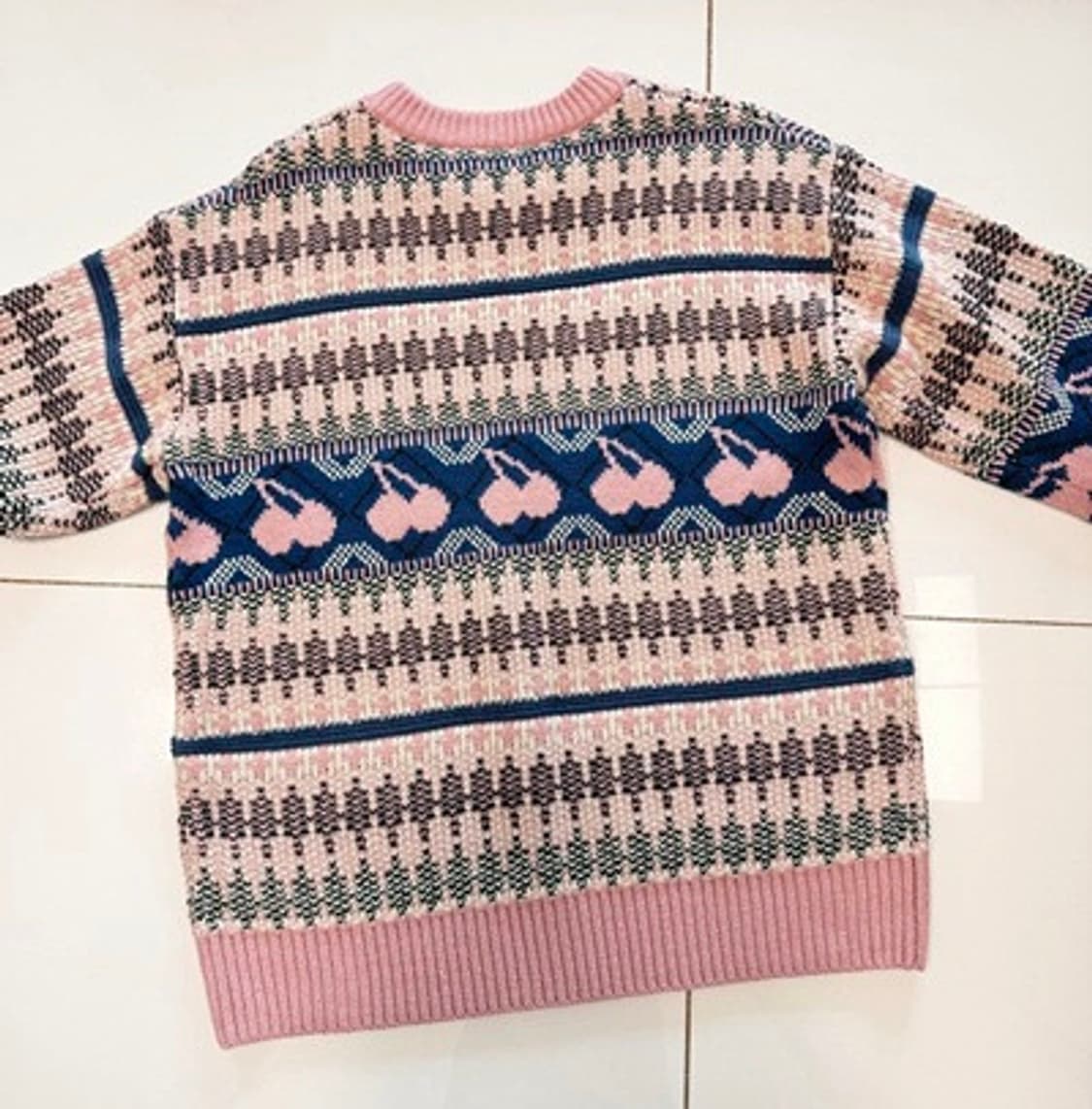 새) 키르시 체리 노르딕 니트  상품이미지7