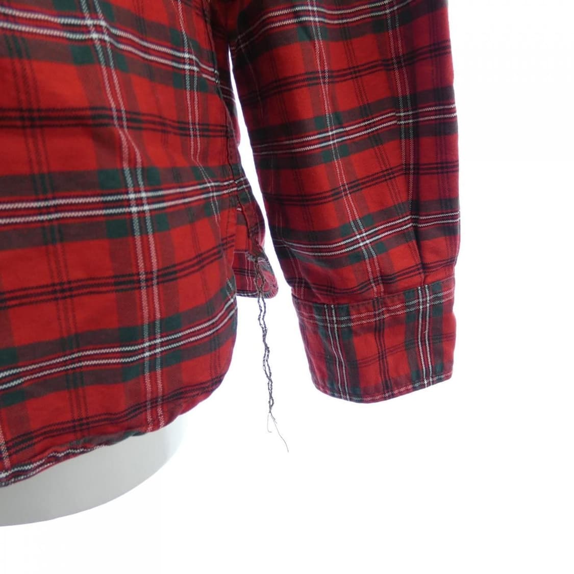 꼼데가르송 옴므 타탄 체크 플란넬 셔츠 상품이미지4